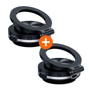 [TOPS KOREA]1+1 자동 진공 흡착 차량용 휴대폰 거치대 맥세이프 360도회전 각도조절