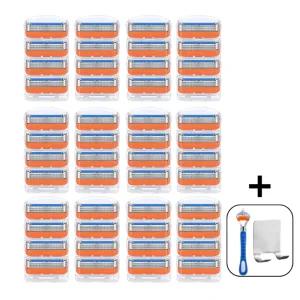 나폴리가든 질레트 호환 면도날 48개 (5중날 4개입 x 12카트리지) 퓨전 프로글라이드 스킨텍 호환용