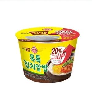 오뚜기 즉석밥 컵밥 톡톡 김치알밥 222g 낱개판매 (WFHUGJH)