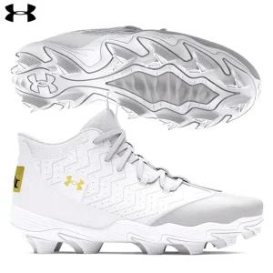 언더아머 하퍼9 발목 포인트화 화이트 3027442 101 야구화