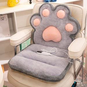 의자 전기 쿠션 온열매트 충전식 자동차 아이언 캐릭터 겨울 전기담요 사무용 가정용 두꺼운