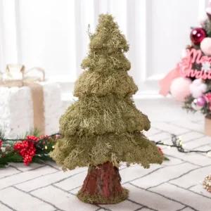 [1개 추가증정] 크리스마스 스칸디아모스 미니트리 마운틴트리 45cm 소형 테이블 탁상용 장식 소품