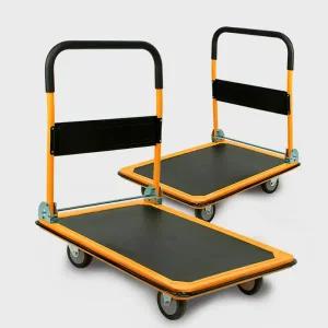 접이식 대차 중형 무소음 스틸 구루마 카트 구르마 끌차 수레