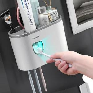 로에드 자석 칫솔꽂이 면도기 걸이 거치대 1구