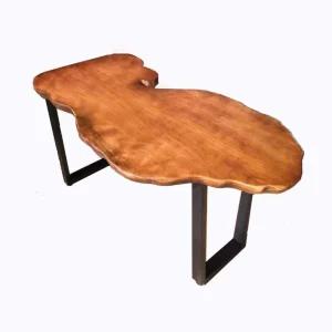 원목 카페 테이블 빈티지 커피 롱 엔틱 인테리어 탁자 길이 1m 폭 60cm 높이 75cm