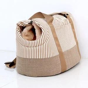 [콩심팥심]강아지 빈센트 슬링백 브라운 대형 1P 애견 이동가방