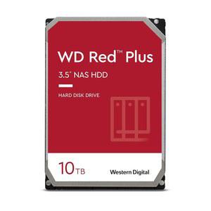 웨스턴 디지털 10TB WD 레드 플러스 NAS 내장 하드 드라이브 HDD - 5400RPM, SATA 6Gb/s, CMR, 256MB 캐시, 3.5인치 WD101EFAX
