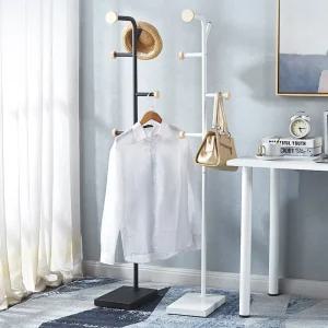 고급스러운 인테리어 스탠드 옷걸이 행거 화이트 깔끔 조립 7구 의류 소품 모자 가방 DIY 모던