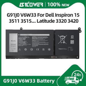 SKOWER Dell Inspiron 배터리 G91J0 V6W33 15 3511 3520 13 5310 위도 Vostro
