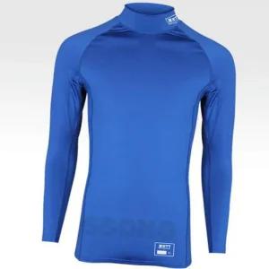 긴팔 스판 언더셔츠 블루 트레이닝상의 기능성긴팔티셔츠