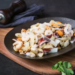 간편한 4종 해물모듬 2.4kg (600g *4봉)/오징어채,자숙바지락,자숙홍합,홍새우살