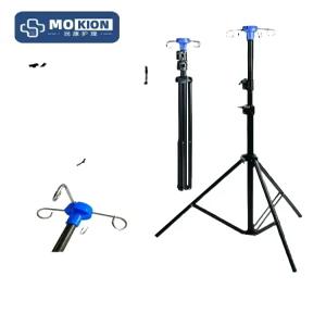 수액걸이 폴대 병원용 간이 영양제 거치대 삼각대 보조 접이식 수액 휴대용