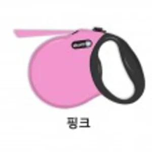 (백상트레이딩) 알콧 어드벤처 자동줄 (핑크) L개 애완견리드 고양이 애견 반려견 목줄 강아지