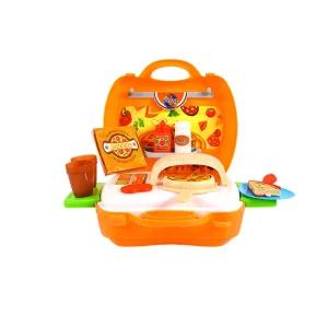 피자가게를 열어 역활 놀이를 해보는 가방세트 22pcs소꿉 장난감 어린이선물 어린이이 여아 여자아아 날선