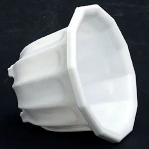 발코니화분 옥상텃밭 다육 화이트꽃 슬릿 미니 대형 다육이 플라스틱 흰색 실내 분갈이