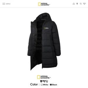 내셔널지오그래픽 베이직 롱 패딩 점퍼 남녀공용