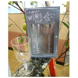 와인컵 샴페인컵 10개입 플라스틱 와인잔 파티 풍선