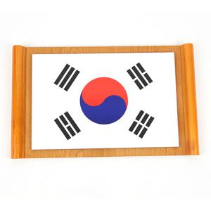 정부권장형 태극기 MDF 원목 소재 태극기