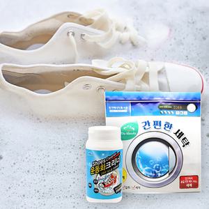 두꺼비 운동화 크리너 빨래방 비닐 세탁기 신발 간편 세척 빨래 세제 클리너 8종