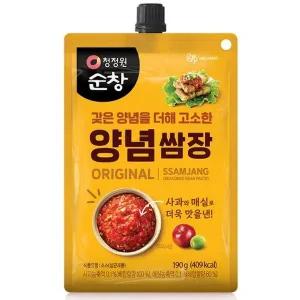 [청정원](강남점) 순창 양념듬뿍쌈장 190g(파우치)