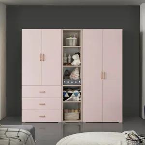 LPM 이음2000장롱세트CSD(3서랍옷장+400오픈선반장+옷장)