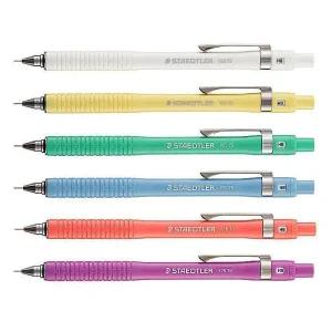 스테들러 필기용 샤프 925-75 파스텔칼라 저소음