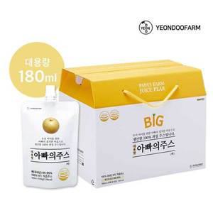 [연두팜] 돌려따는) BIG 대용량 아빠의주스 배즙  180ml 30개입 한박스
