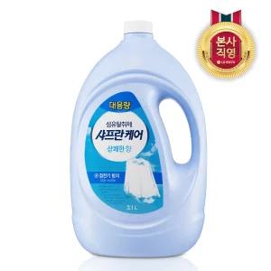 샤프란케어 대용량 섬유탈취제 상쾌한향 리필 3.1L