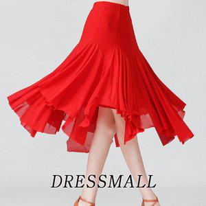 [드레스몰] 슈슈스커트 라인 라틴 스포츠 댄스복 벨리