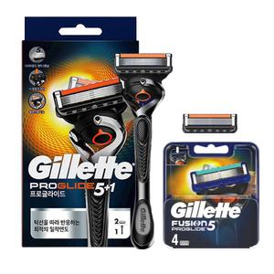 질레트 프로글라이드 면도날 6입+프로글라이드 면도기