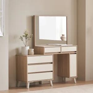 피츠 이자벨 확장형 수납거울 화장대 PLJ023