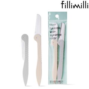 필리밀리 접이식 와이드 눈썹칼 2P