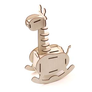 나무 저금통 기린 조립형 모양 우드 만들기 꾸미기 그리기 공예 DIY 장식