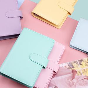 마카롱 마그네틱 다이어리커버 현금바인더 속지세트 6공 A6 플래너 현금 저축 챌린지