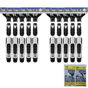 도루코 일회용면도기 페이스4 휴대용 면도기 10개 (5개입 폴리백 포장 2개) 4P+1P