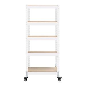철제 조립식 강화 대형바퀴 이동식선반 5단 900 x 700 x 1800