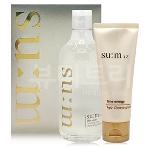 숨37 스킨 세이버 에센셜 퓨어 클렌징워터400ml + 폼100ml 세트