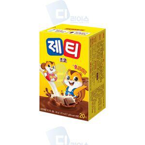 제티 초코렛맛 파우더분말 20T 340g 초코우유 아 쵸코 우유 가루 아 choco