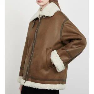 [시스티나](신세계 사우스시티)오버핏 집업 무스탕 AWUJKO41050