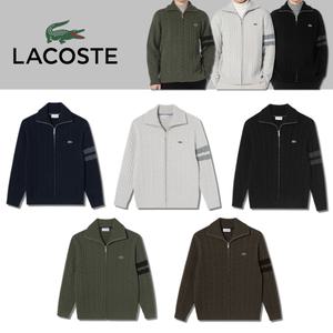 국내매장 정품(백화점) 라코스테 집업 남성용 케이블 집업니트 가디건 남자선물 AH302E-54N
