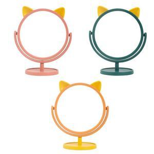 메이크업 화장품 탁상거울 메이크업 화장대 화장대 수납 고양이귀 인테리어 화장품 수