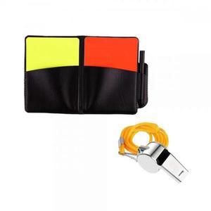 [BZJLMUH4_51C0]호루라기 카드 심판 세트 수첩 축구심판 축