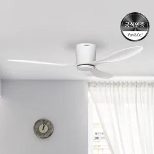 팬앤코 미니 레나 거실 실링팬 44 110cm 화이트 천장선풍기 저소음 날개 BLDC 리모컨 낮은 층고용