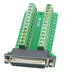 DB25 암 25 핀 플러그 브레이크 아웃 PCB 보드 단자 D-SUB 커넥터 DIY 전자 제품 1 개