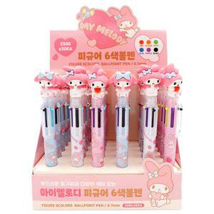 2500 산리오캐릭터즈 피규어 마이멜로디 6색볼펜 n378