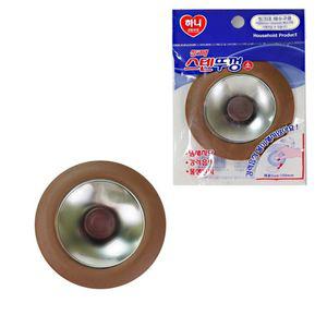 하니 고무테두리 싱크대 스텐뚜껑 소형 / 싱크대 개수구