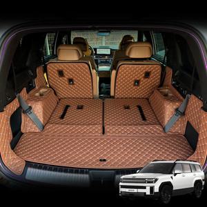 컨셉토 3D 가죽 퀼팅 싼타페MX5 전용 풀커버 사이드트렁크 매트 세트