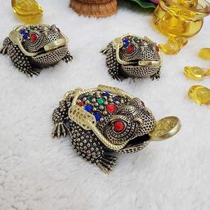 청동 재물 세련금전 돈 삼족두꺼비 풍수소품