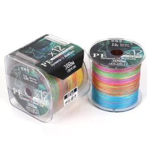 오색합사 12합사 300M 합사줄 합사낚시줄 PE 다이니마 일본원사 낚시줄 - 12합사/300M_2호