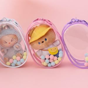 미니 이타백 키링 투명 pvc 가방 크로스백 덕질가방 인형 파우치